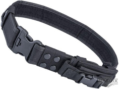 Matrix Ballistic Nylon Tactical Pistol Belt (Color: Black w/ Mag Pouches) image 0