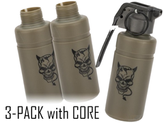APS Thunder Devil CO2 Single Use BB Grenade Shell (Package: Set of 3 with Core) image 0