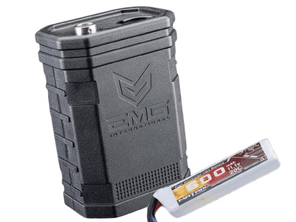 EMG "Autobot" 1400rd LiPo-Powered Automatic Electric Airsoft BB Loader (Color: Black / Add 11.1V LiPo)