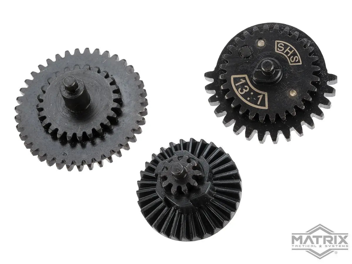 Matrix CNC Machined Steel "Super High Speed" Airsoft Gear Set (Ratio: 13:1)