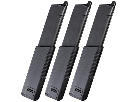 Krytac 60 Round Magazine for Vector Gas Blowback Airsoft SMGs (Package: 3x Magazine Pack)