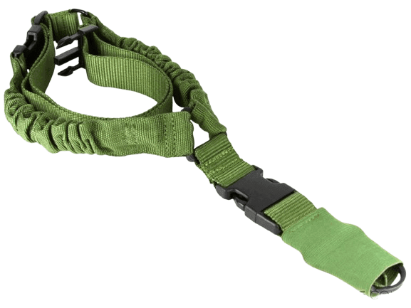 AIM Sports One Point Bungee Sling w/ Steel Hook - Olive Drab image