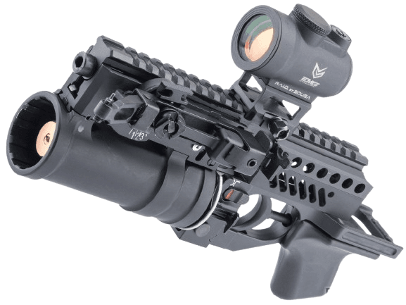 Double Bell GP-25 40mm Grenade Launcher for AK Series Airsoft Rifles w/ Grenade Shell (Model: Handheld Kit) image 0