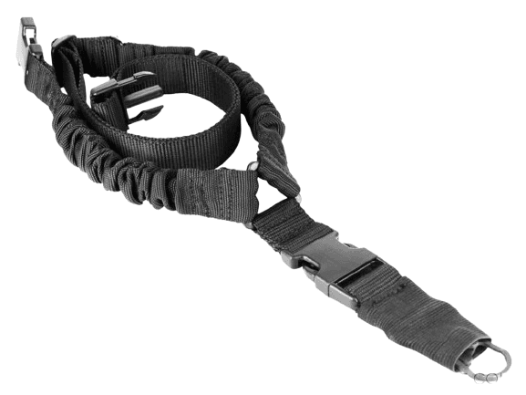 AIM Sports One Point Bungee Sling w/ Steel Hook - Black image