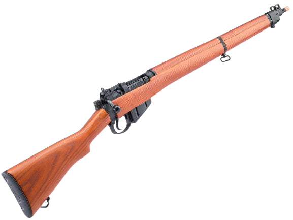 G&G LE4 Mk I Bolt Action Green Gas Airsoft Rifle (Model: Real Wood)