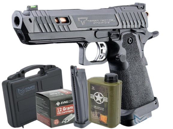 EMG TTI Licensed JW4 2011 Pit Viper Airsoft Training Pistol (Model: Standard / CO2 / Essentials Package)