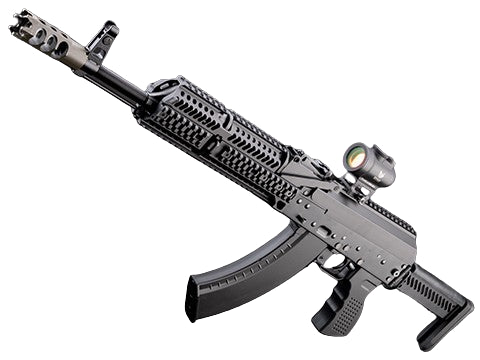 CYMA Platinum Tactical AKM Airsoft AEG Rifle w/ Z Style CNC Picatinny Handguard & Kestrel V3 MOSFET (Color: Black)