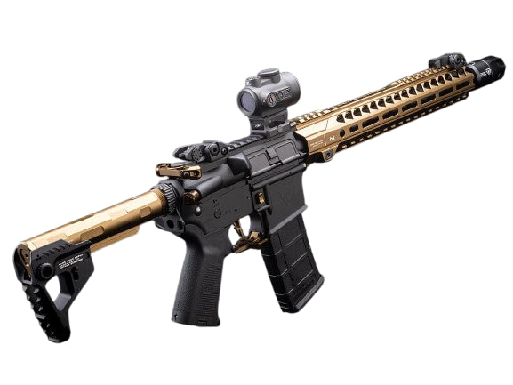 6mmProShop Strike Industries Licensed "Sentinel" M4 Airsoft AEG Rifle by E&C (Color: Flat Dark Earth / 13.5" GRIDLOK LITE / 400FPS)