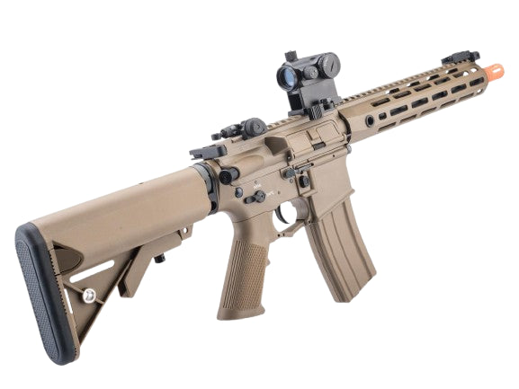 E&C Airsoft M4 Airsoft AEG Rifle (Model: 10" M-LOK / Tan)