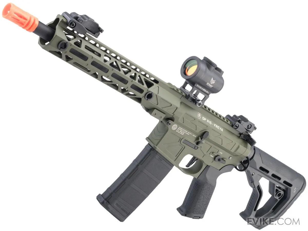 Delta Armory Freya Series Grandpower Licensed GP R15 Airsoft AEG Rifle w/ Eagle Optical Unit (Model: 10" M-LOK / OD Green)
