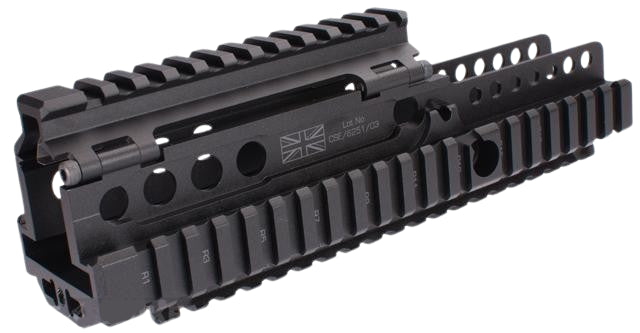 Madbull Daniel Defense Licensed CNC L85 RIS for WE L85 Airsoft Gas Blowback Rifle (Color: Black)