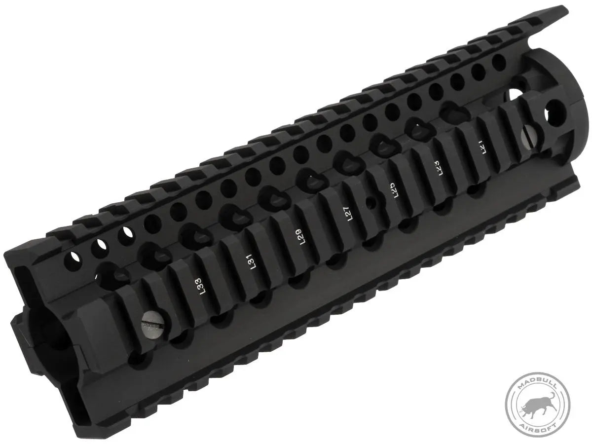 Daniel Defense Licensed Omega Rail System for Airsoft AEG by Madbull (Color: Black / 9")