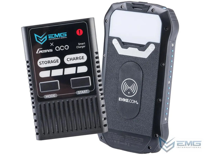EMG x Gens Ace Core 60W RC Smart LiPo Balance Charger (Package: Charger + Power Bank)