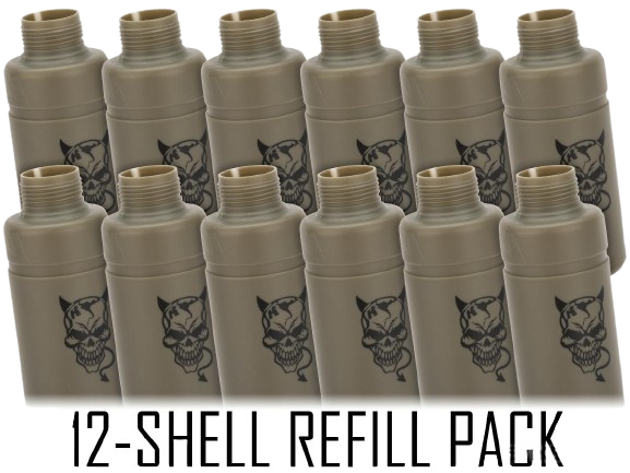 APS Thunder Devil CO2 Single Use BB Grenade Shell (Package: Set of 12 / Shells Only)