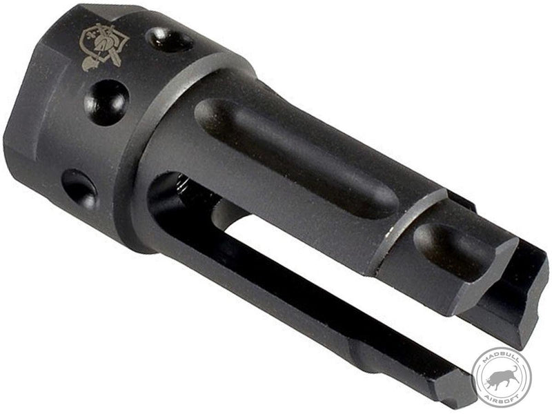 Knights Armament Fully Licensed QDC 3-Prong Flash Hider For QDC Barrel Extension (Type: 14mm- / Negative / CCW) image 0