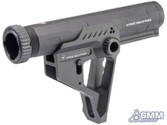 6mmProShop x Strike Industries Pit CNC Stock w/ Advanced Buffer Tube for M4/M16 Series Airsoft Rifles
(Color: Black)
