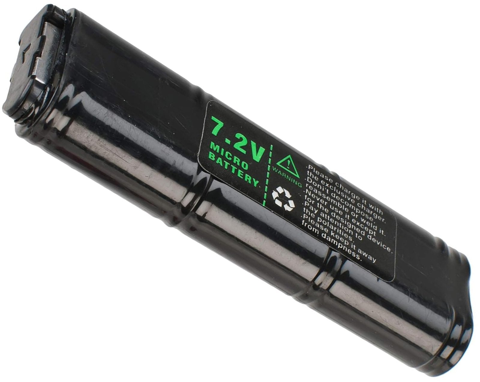 JG OEM 7.2v 500mAh Spare Mini Type NiMH Battery for WELL / JG VZ61 / Scorpion / MAC10 AEP image 0