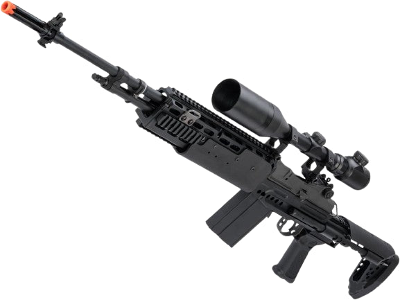 G&G Top Tech M14 HBA Full Metal Full Size Airsoft AEG Rifle