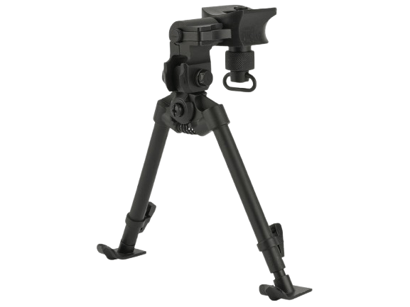 AGM Samurai V-Grooved Multi Purpose Steel Bipod for Airsoft Sniper Rifles image 0