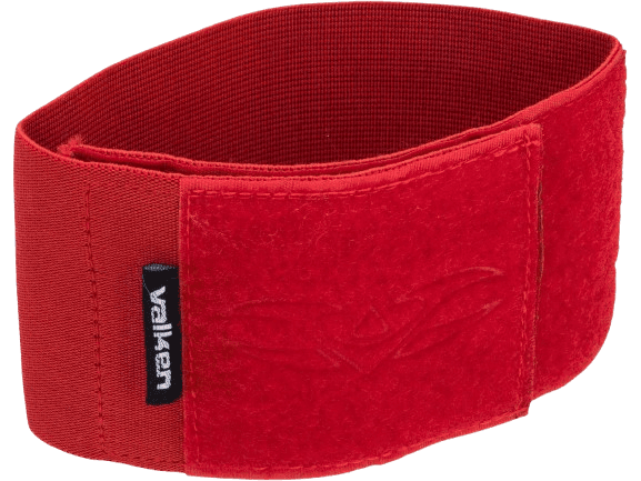 Valken V-TAC Player Team Armband w/ Large Patch Space (Color: Red) image 0
