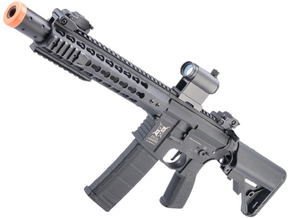 Delta Armory Charlie Series Polymer M4 Airsoft AEG Rifle w/ Battery and Charger (Model: 10" Predator KeyMod / Black)