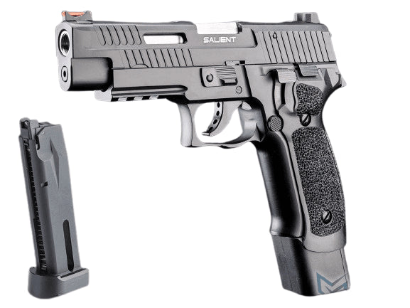 EMG Helios Salient Arms International Licensed S226 CO2 Powered Gas Blowback Airsoft Pistol (Model: Reload Package)