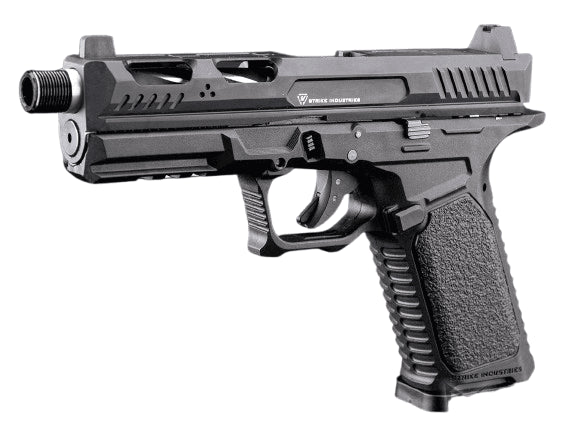 EMG Strike Industries ARK Airsoft CO2 Gas Blowback Pistol w/ STRIKE Frame (Model: Black / 380 FPS / Gun Only)