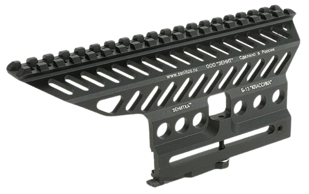 Zenimei CNC Aluminum B-13 Side Rail Mount Base for AK Series AEG / GBB Rifles - Black
