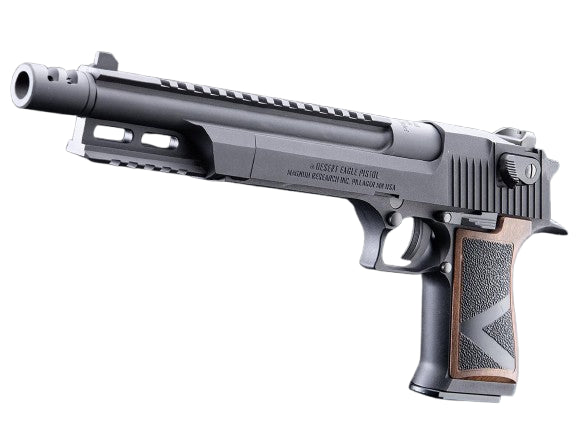 Custom Raccoon Special Hand Cannon .50AE Desert Eagle Gas Blowback Airsoft Pistol (Color: Black / Green Gas)