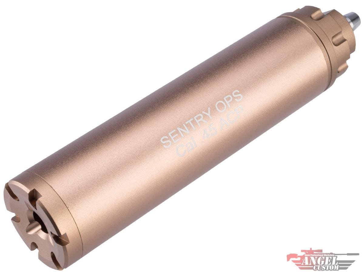 Angel Custom Sentry Mock Suppressor for 16mm Threaded Barrels (Model: Dark Earth / Power UP) image 0