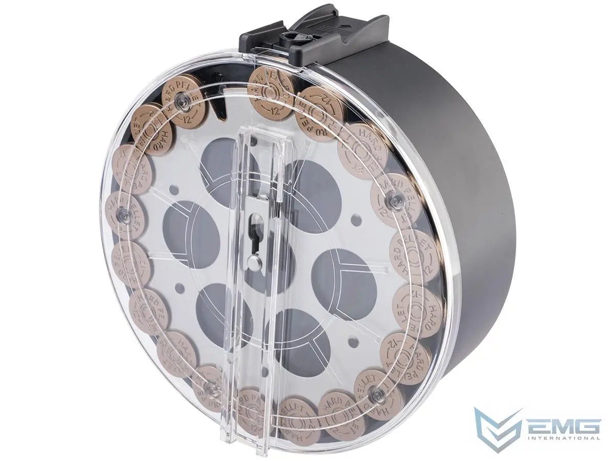 EMG 3100 Round Electric/Sound Controlled Drum Magazine for SGR-12 AES Airsoft Automatic Electric Shotgun