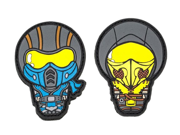 Aprilla Design "Apex Element Ninjas" PVC Morale Patch Set