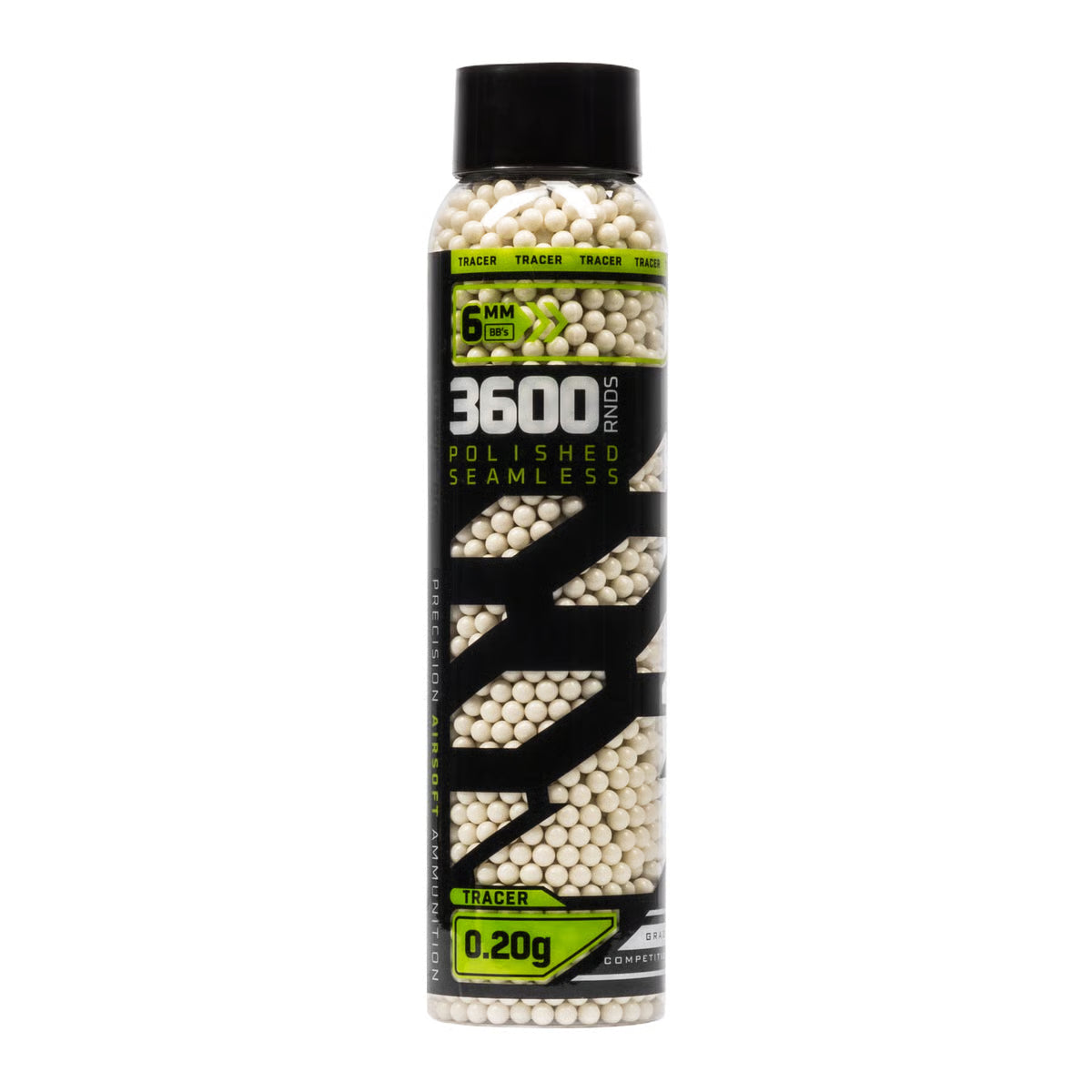 HK Army Hostile – Precision Tracer .20G BB’s – 3600ct – Green