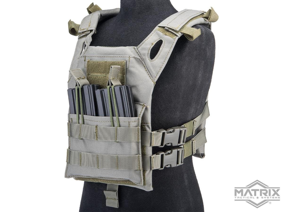 Matrix Level-1 Child Size Plate Carrier - Ranger Green image