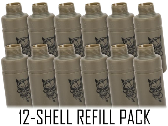 APS Thunder Devil CO2 Single Use BB Grenade Shell (Package: Set of 12 / Shells Only