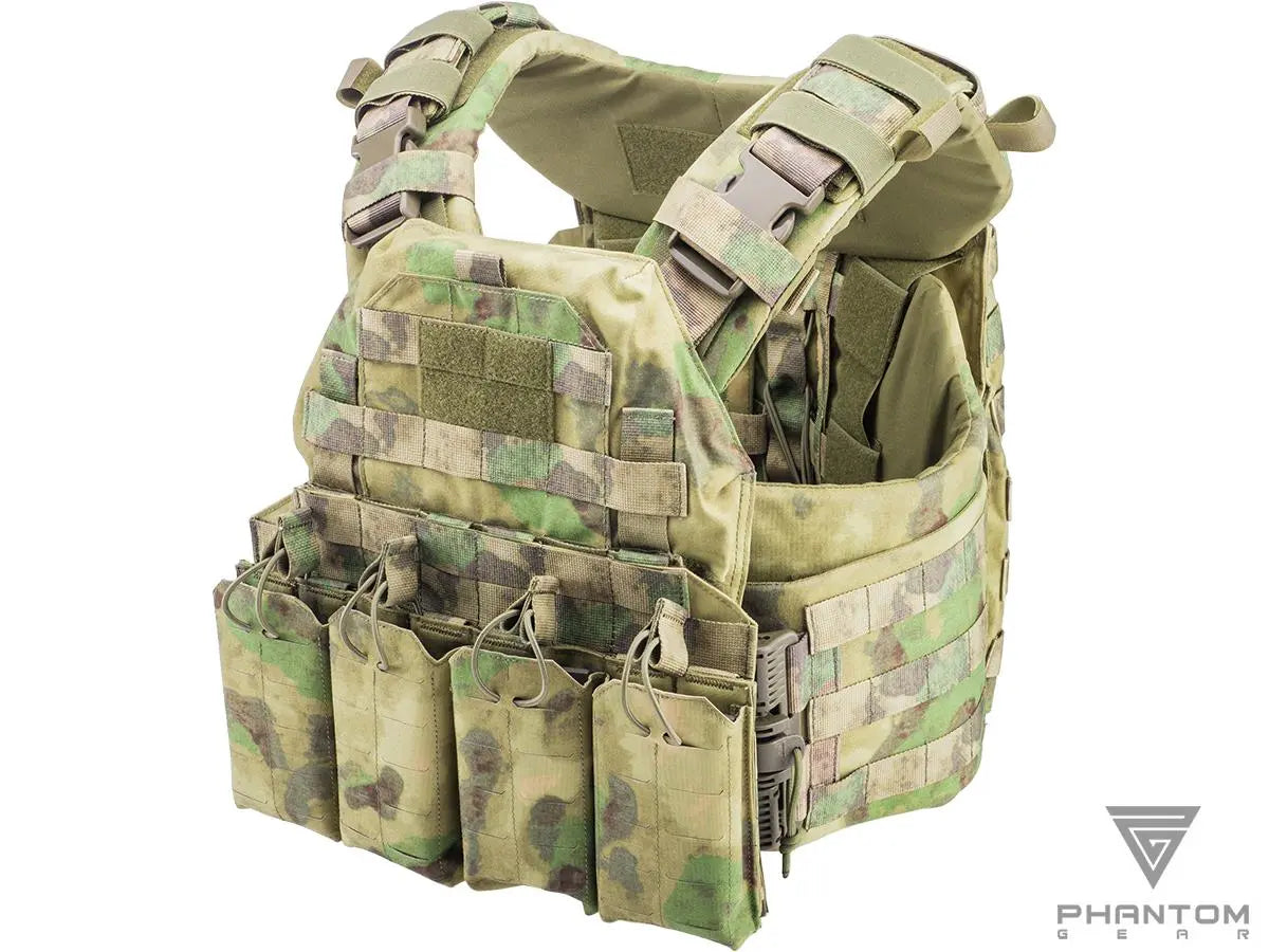 Phantom Gear Red "Zaslon" Plate Carrier w/ QD Buckle System (Color: ATACS)