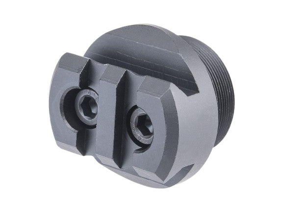 Maple Leaf Picatinny Rear Stock Base Adapter for GBB Airsoft Rifles (Model: KJW KC-02)