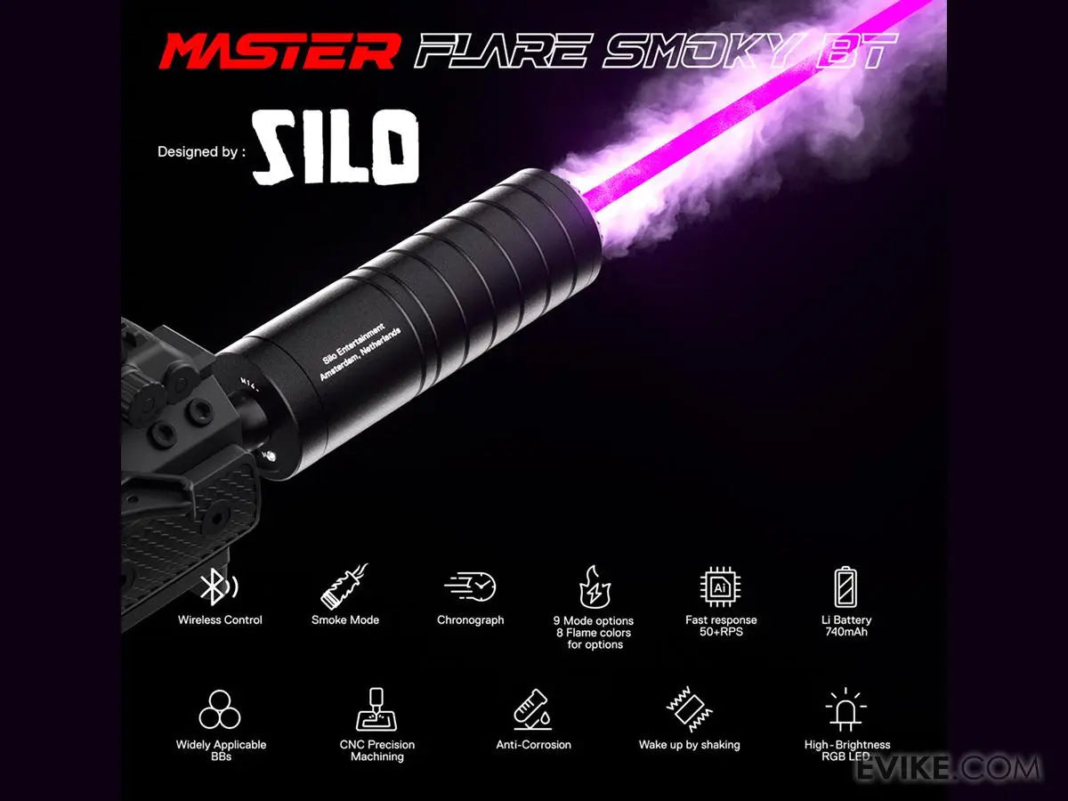 E-Shooter MASTER x Silo Flare Smoky Bluetooth Rechargeable Tracer Unit