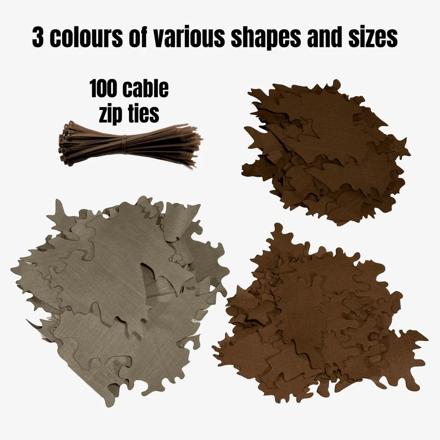 Kicking Mustang KMCS Ghillie Leaves - dark color
