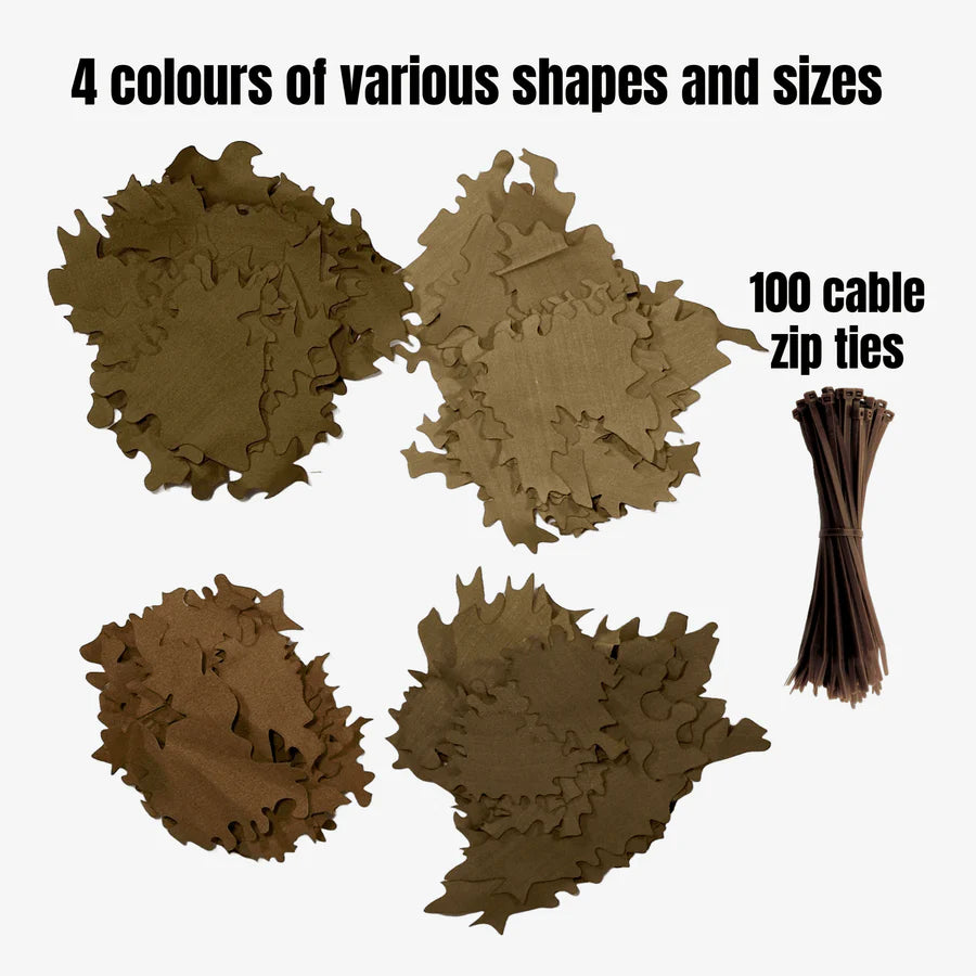 Kicking Mustang KMCS Ghillie Leaves - Light Color