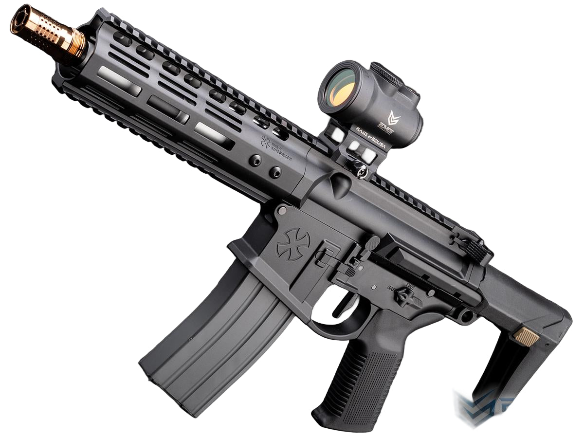 EMG x Noveske Ghetto Blaster NHR-7 Airsoft Gas Blowback Rifle (Color: Black / Gun Only)