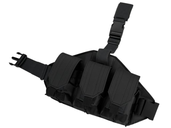 Matrix Triple Magazine Quick Draw Hard Shell Drop Leg Pouch