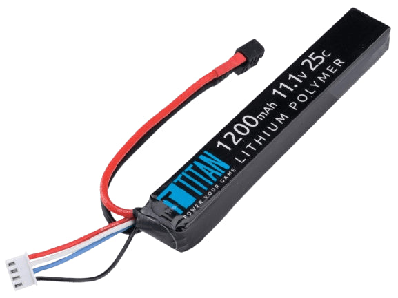 Titan Power 11.1v 25C Stick Type LiPo Battery (Connector: Deans / 1200mAh)