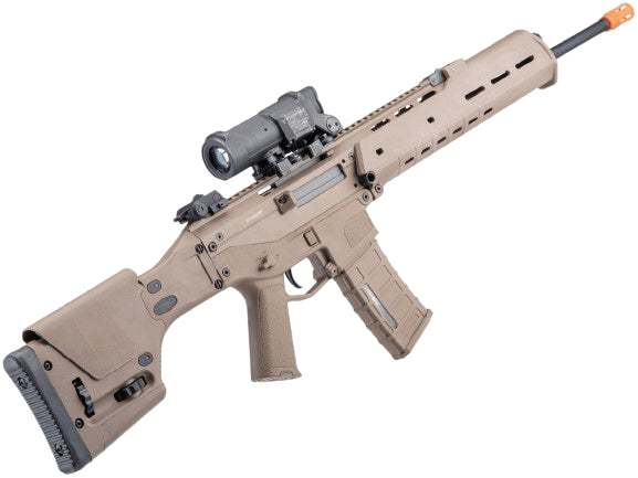 A&K Adaptive Combat Rifle Airsoft AEG Rifle (Color: Dark Earth / DMR)