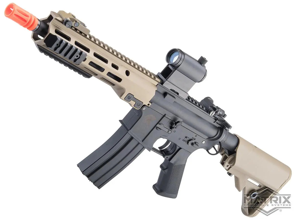 Matrix / S&T Sportsline M4 RIS Airsoft AEG Rifle w/ G3 Micro-Switch Gearbox (Model: Dark Earth / Block 3 9.5")