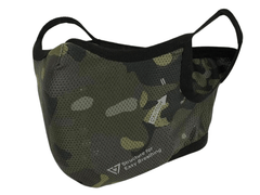 Laylax Battle Style AeroFlex Face Guard (Color: Black Camo / Large - X-Large) image 0