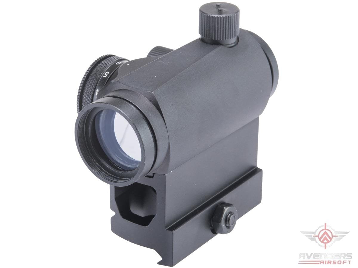 Avengers X1 Compact Reflex Red & Green Dot Sight w/ QD Riser (Color: Black) image 0