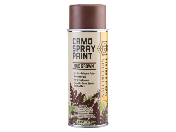 Hunters Specialties Camo Spray Paint - Color: Mud Brown / 12oz) image 0