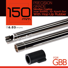 Unicorn Airsoft 6.03 NITROFLON Coated Brass Inner Barrel for Tokyo Marui GBB Airsoft Guns (Length: 150mm) image 0