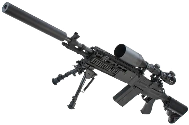 Custom M14 EBR Airsoft AEG Rifle Package inspired by Battlefield 4